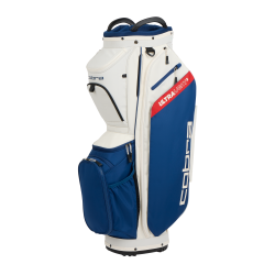 Cobra Ultralight 2 Cart Bag - Sugared Almond/Estate Blue/Pop Red